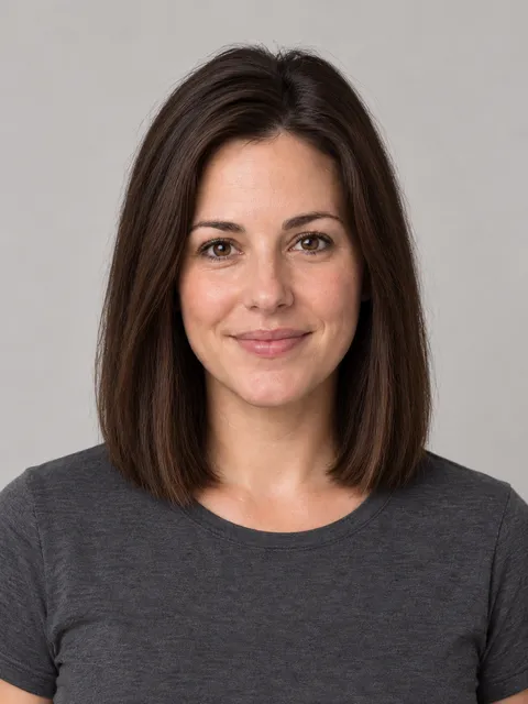 Long Bob hairstyle on a model
