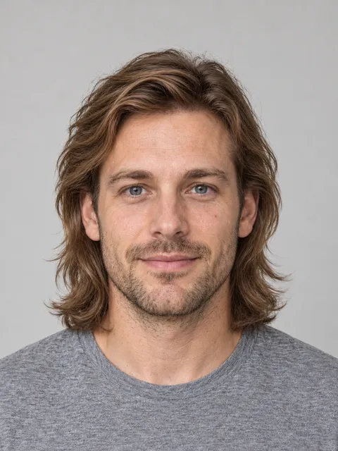 Shoulder-Length Layers hairstyle on a model