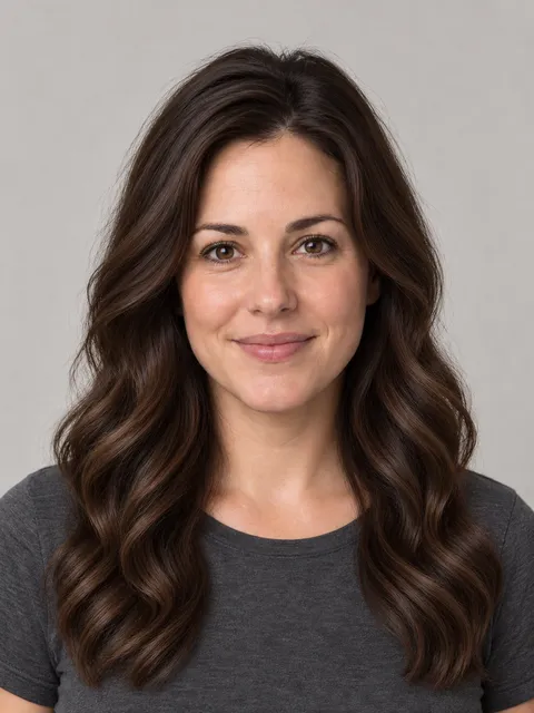 Soft Waves hairstyle on a model