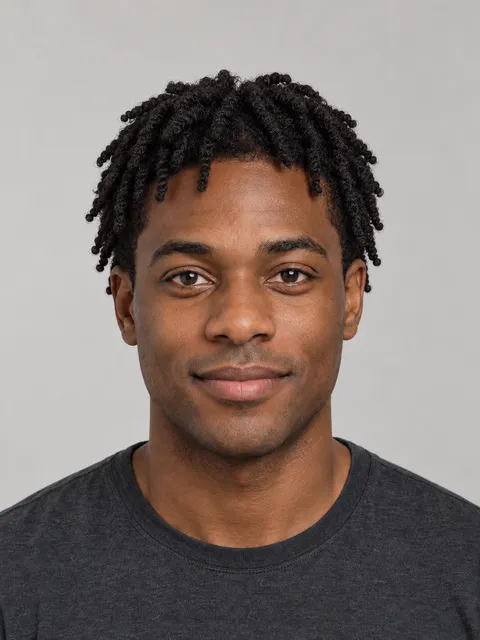 Twists hairstyle on a model